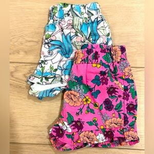 Janie and Jack - 2 pairs of shorts,  girls 12-18 months